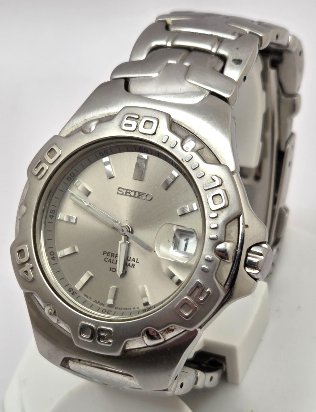 Vintage SEIKO Perpetual Calendar Ref 8F32-0370 Men’s watch 40mm case works