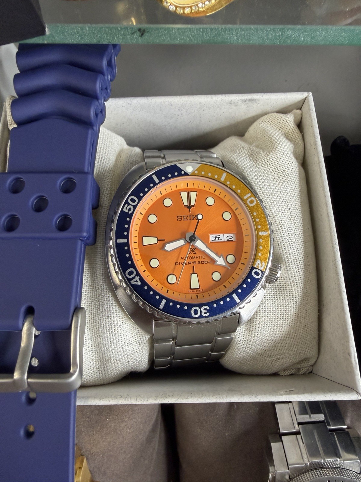 Seiko Prospex turtle “nemo” mod