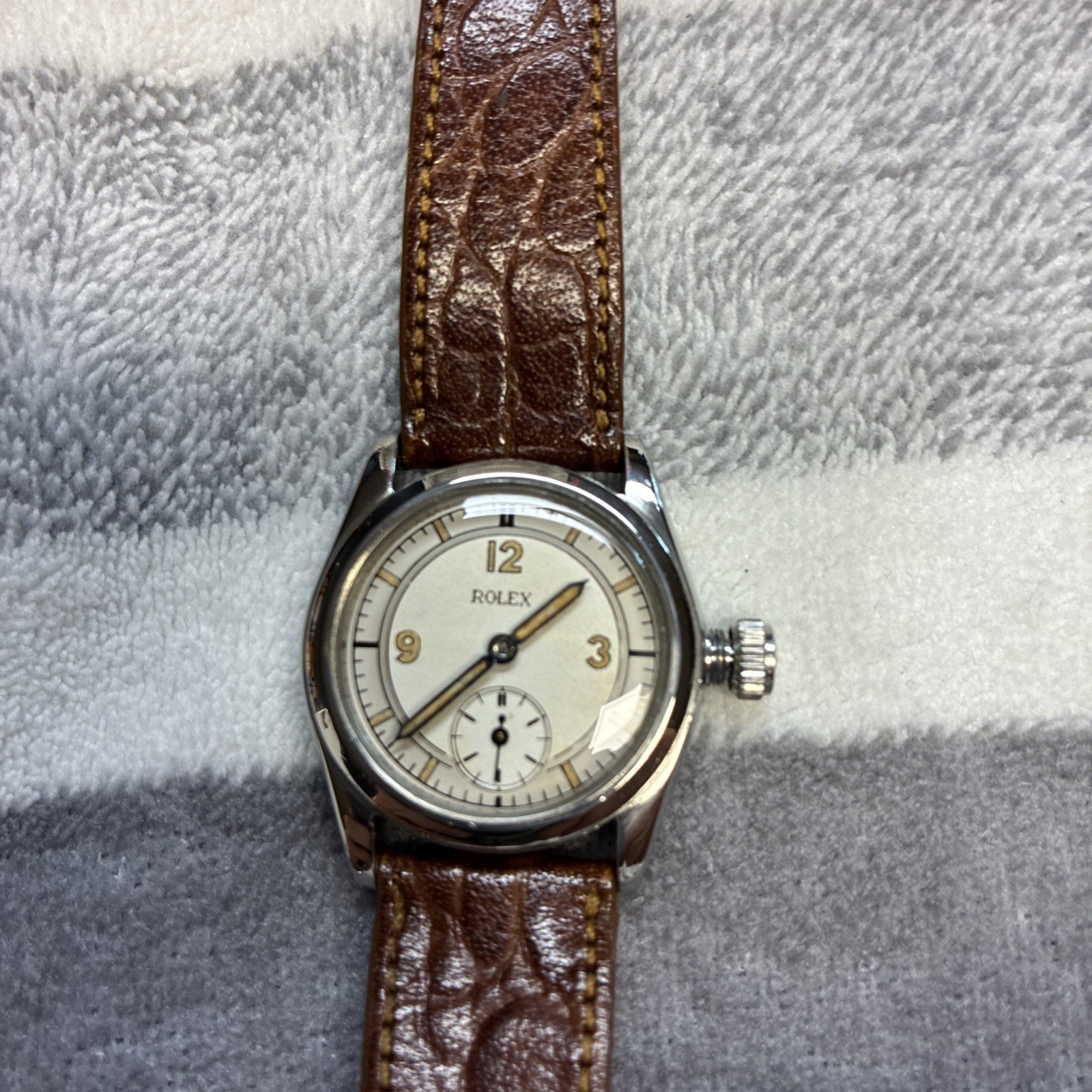 1930s Mens Rolex Oyster+WORKING+EXCELLENT CONDITION+OYSTER PATENT+MANUAL WIND