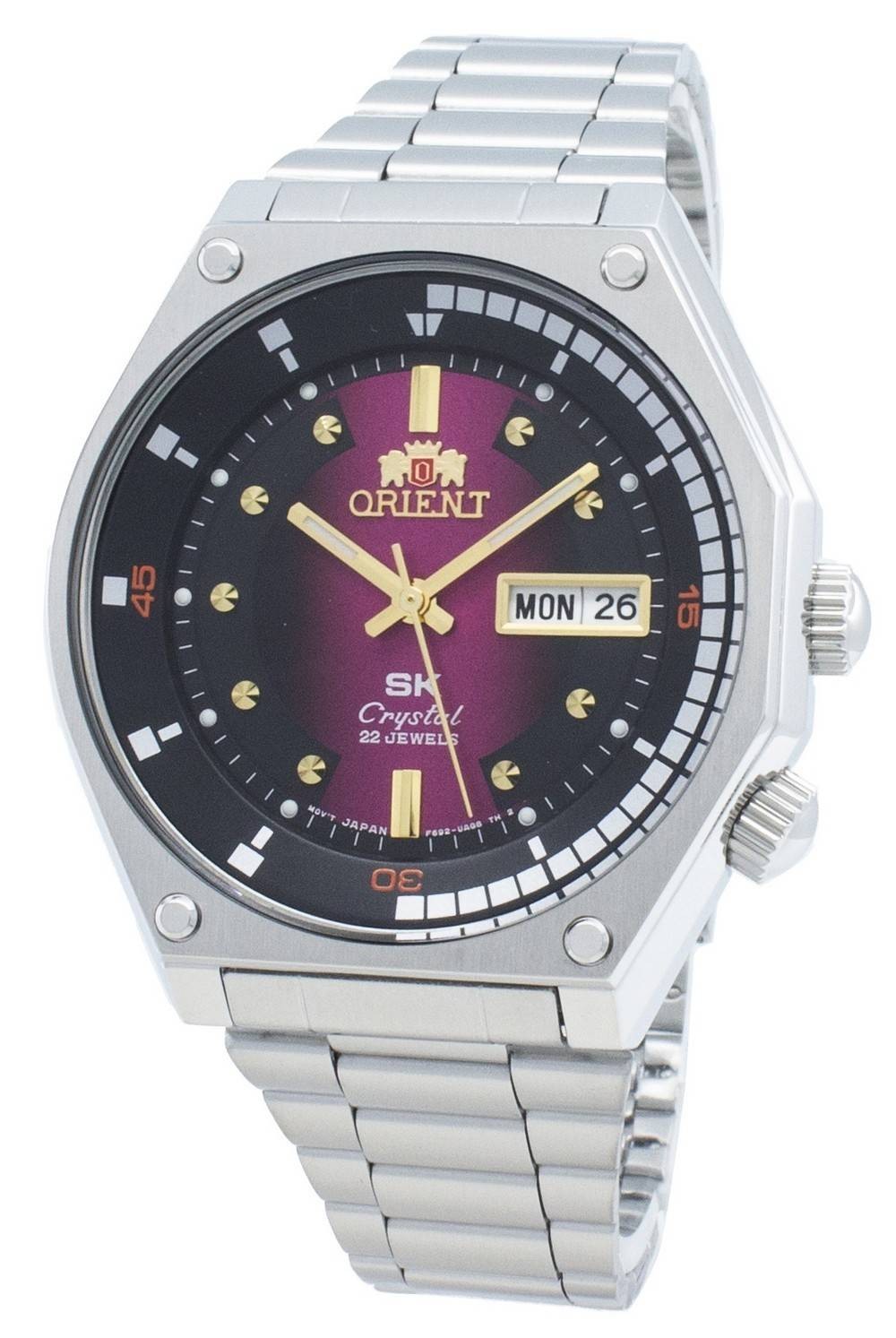 Orient Black and Pink Dial Automatic 22 Jewels RA-AA0B02R19B Men’s Watch