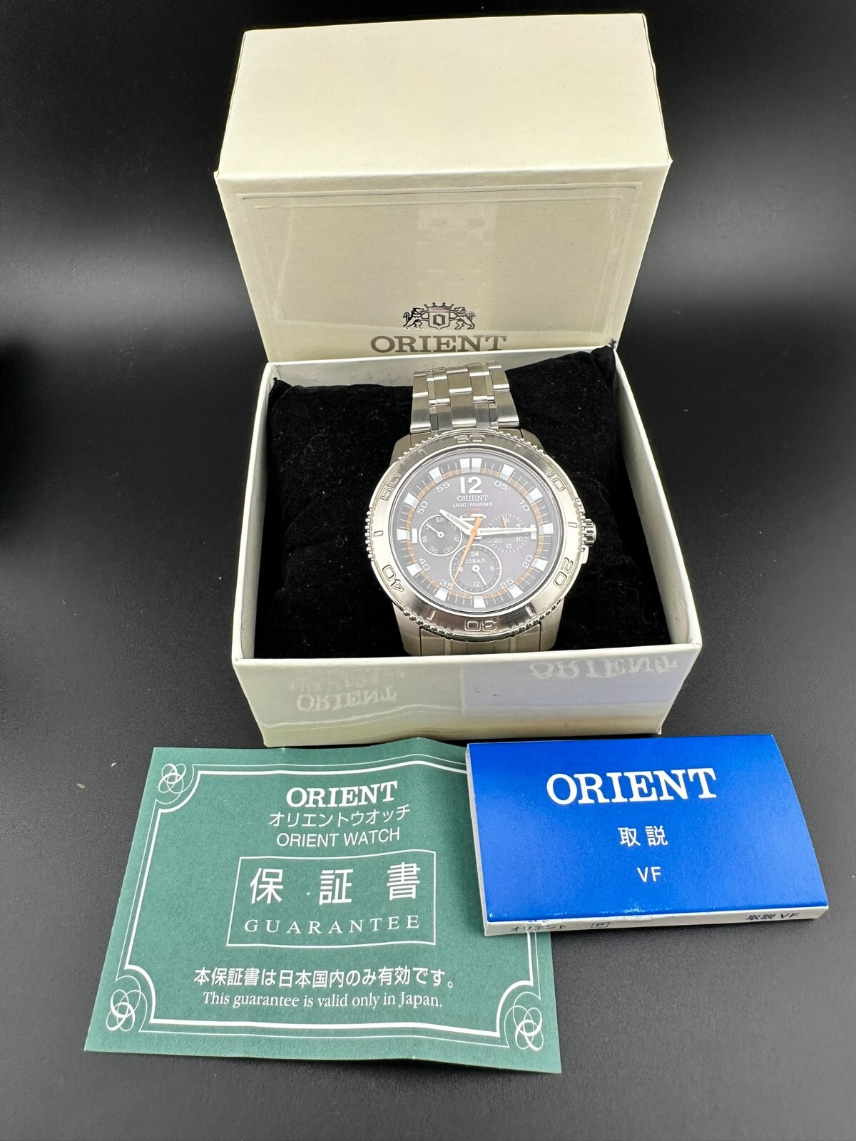 Orient Marcus Gronholm Collection Men’s Solar Day Date Quartz 43mm WV0041VF