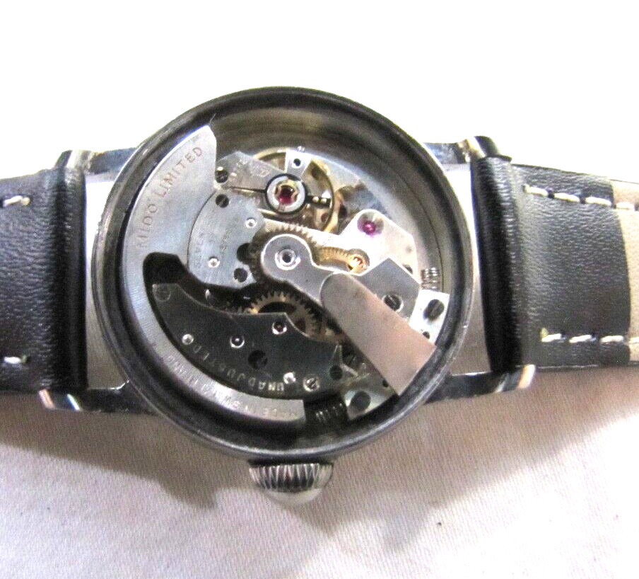 MIDO MULTIFORT SUPERAUTO 220 SS SCRBK WP 17J MOD 1941 BUMPER 2 TONE MILITRY DIAL