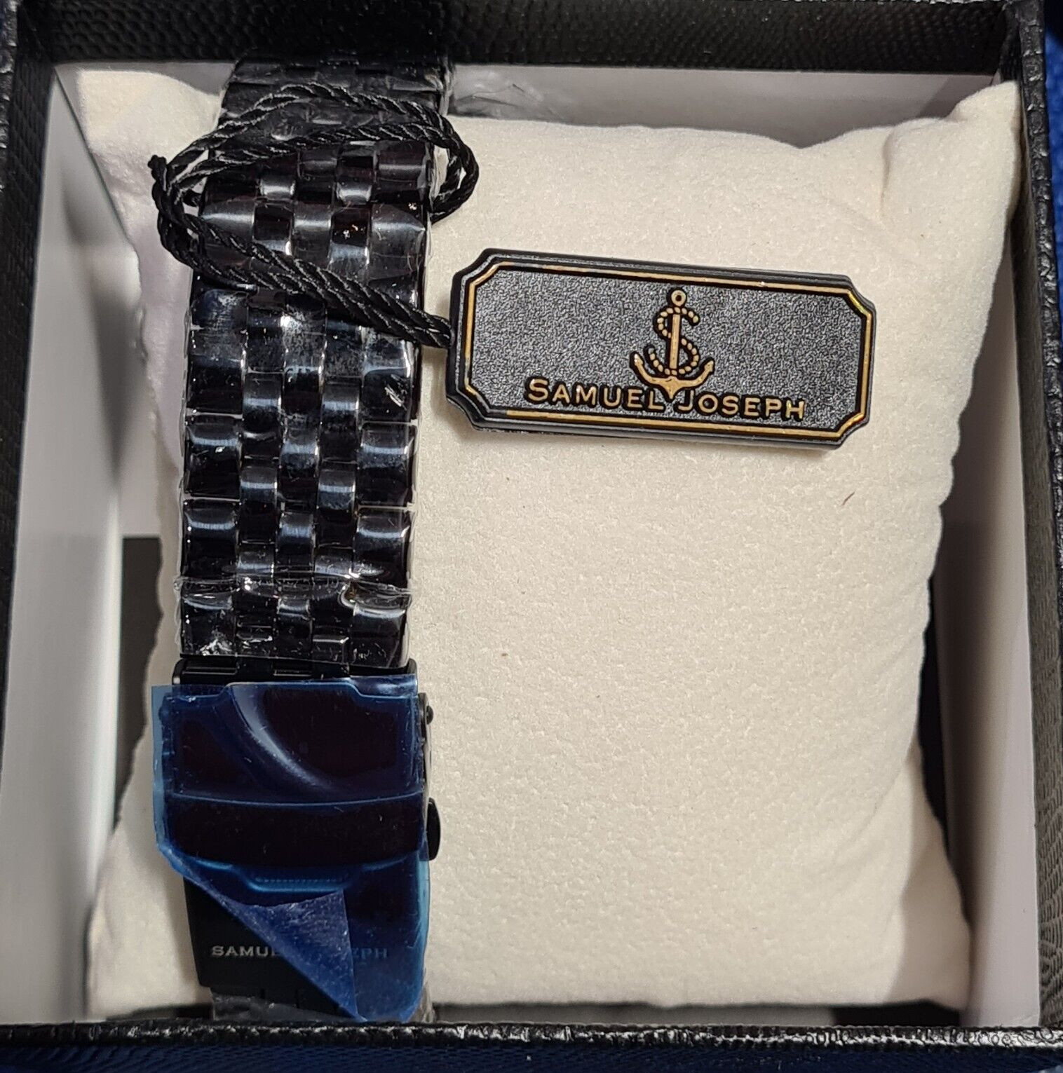 Samuel Joseph Speed Exquisite Black Men’s Watch | SJ0015 – New With Box and Tags
