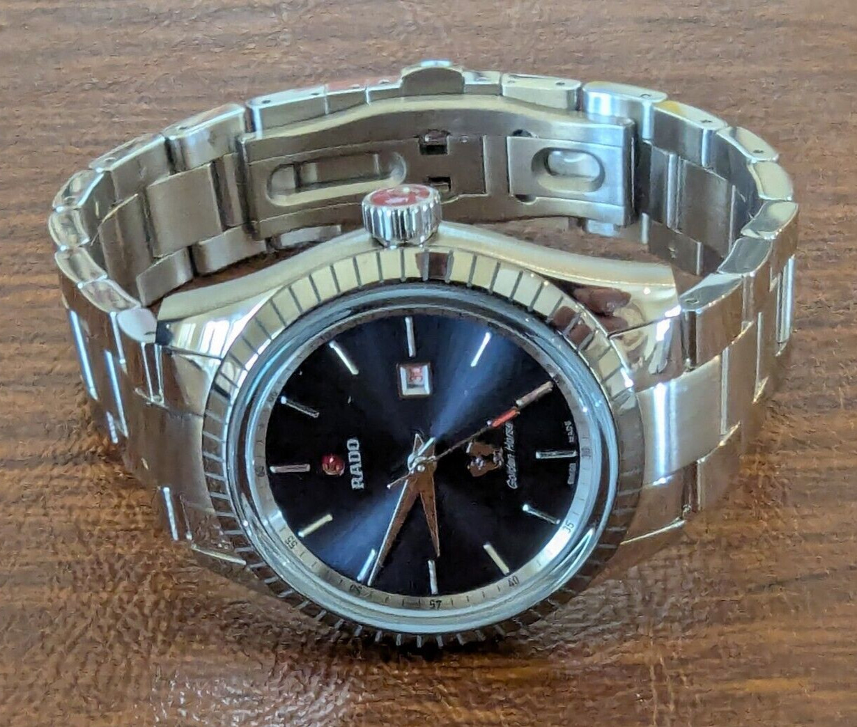 RADO Golden Horse HyperChrome Classic Automatic 34mm Blue Dial Watch