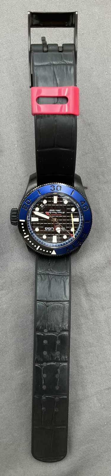 RED8USA Fifty US153 Automatic Diver (Blue/Black) VG to Excellent