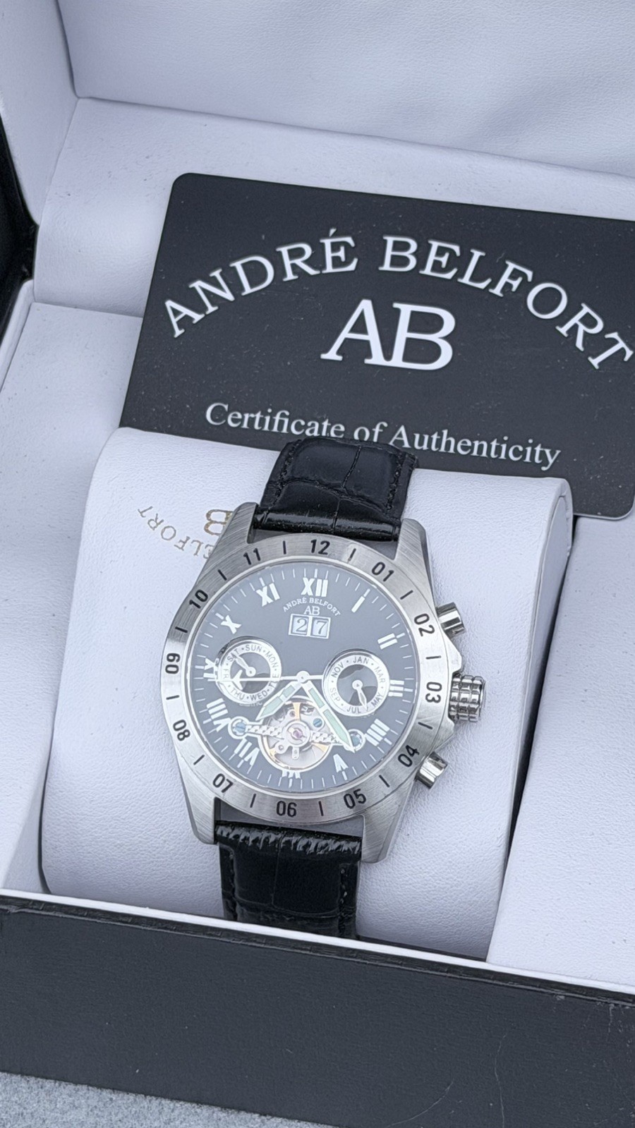 André Belfort Galactic Ref. AB-361 Automatic 43mm Full Set Men’s 5ATM Steel