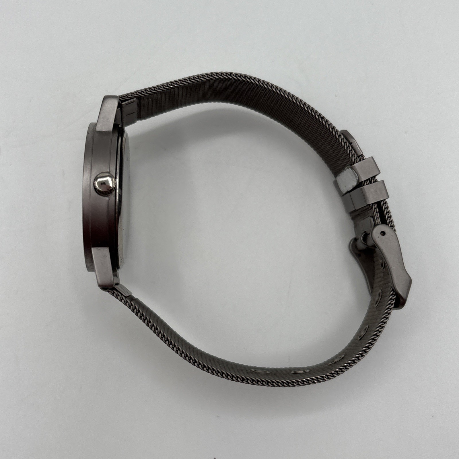 Math Dial Watch Math Equation At Each Hour Stainless Steel Mesh Band Untested