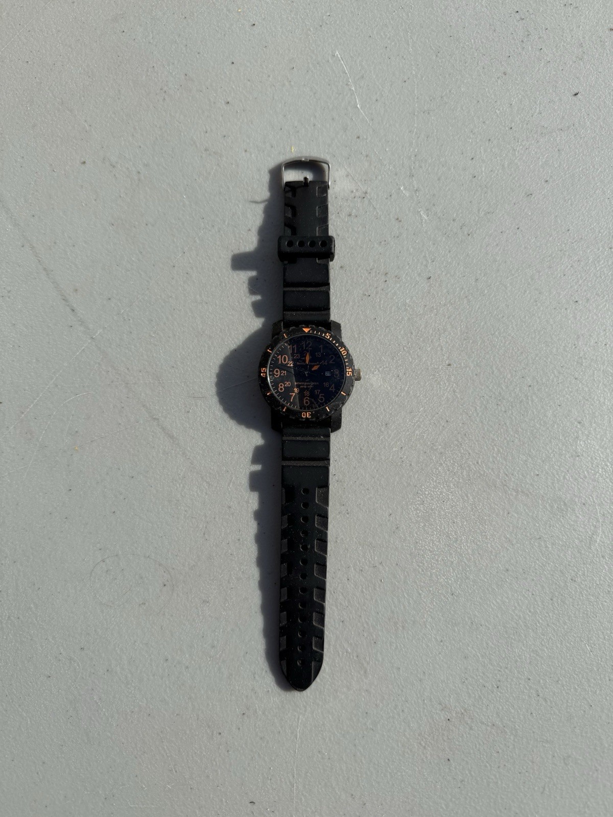 Smith & Wesson Orange Dive watch Silicone Band