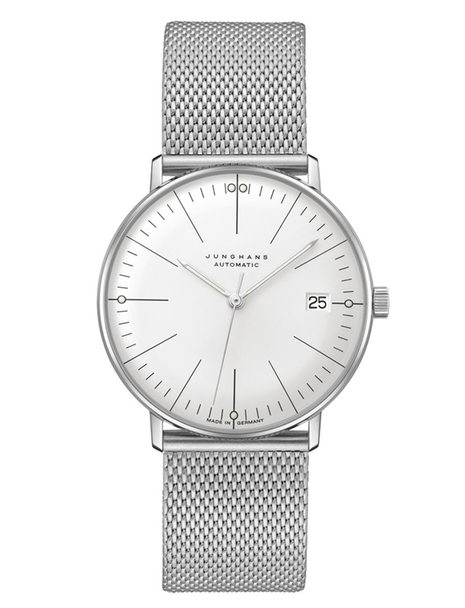 Junghans Max Bill Kleine Automatic 34 mm White Dial Watch 27/4106.46