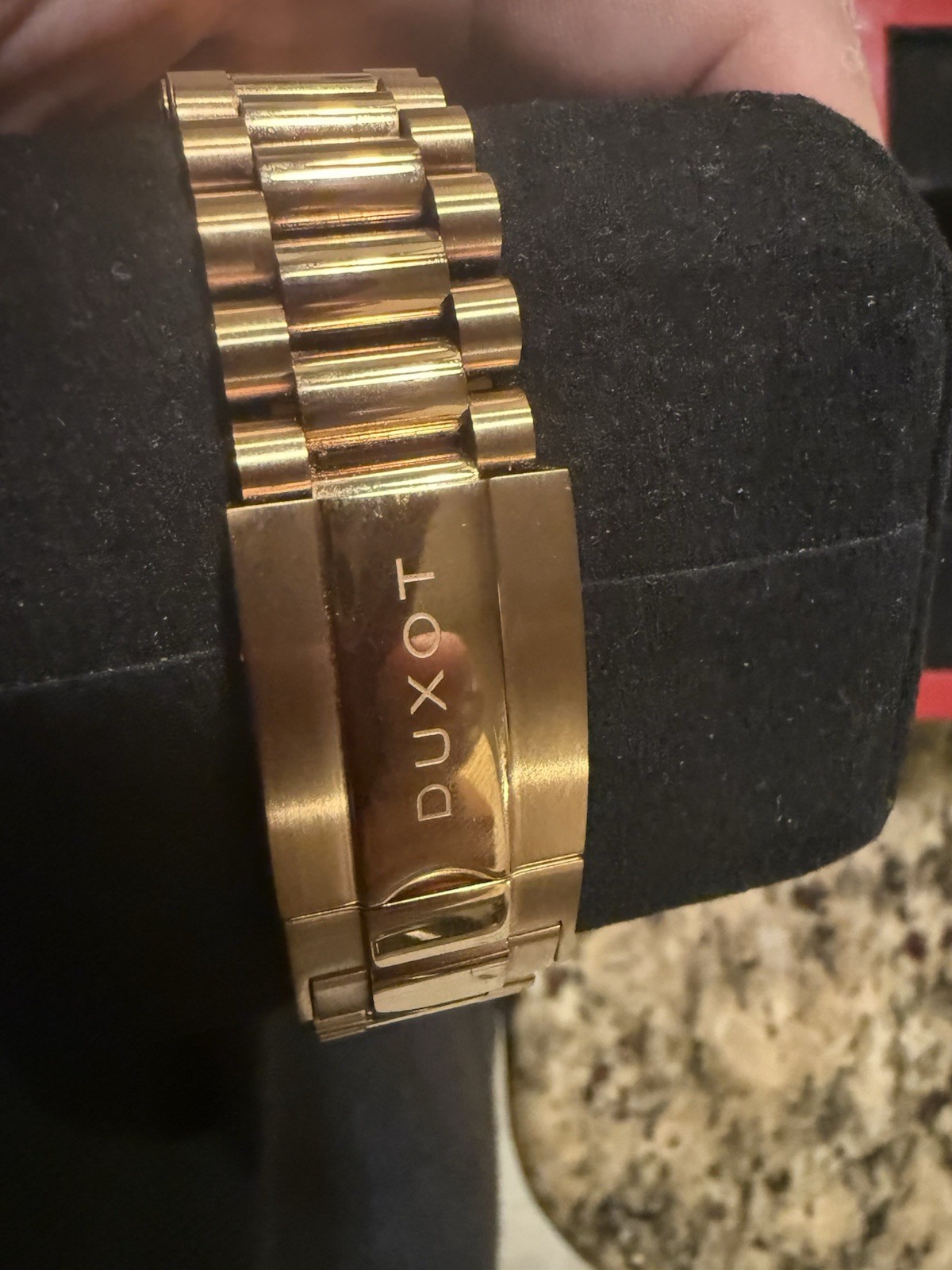 Duxot SERENATA AUTOMATIC LIMITED EDITION Rose Gold Coloured Meteorite DX-2058-BB