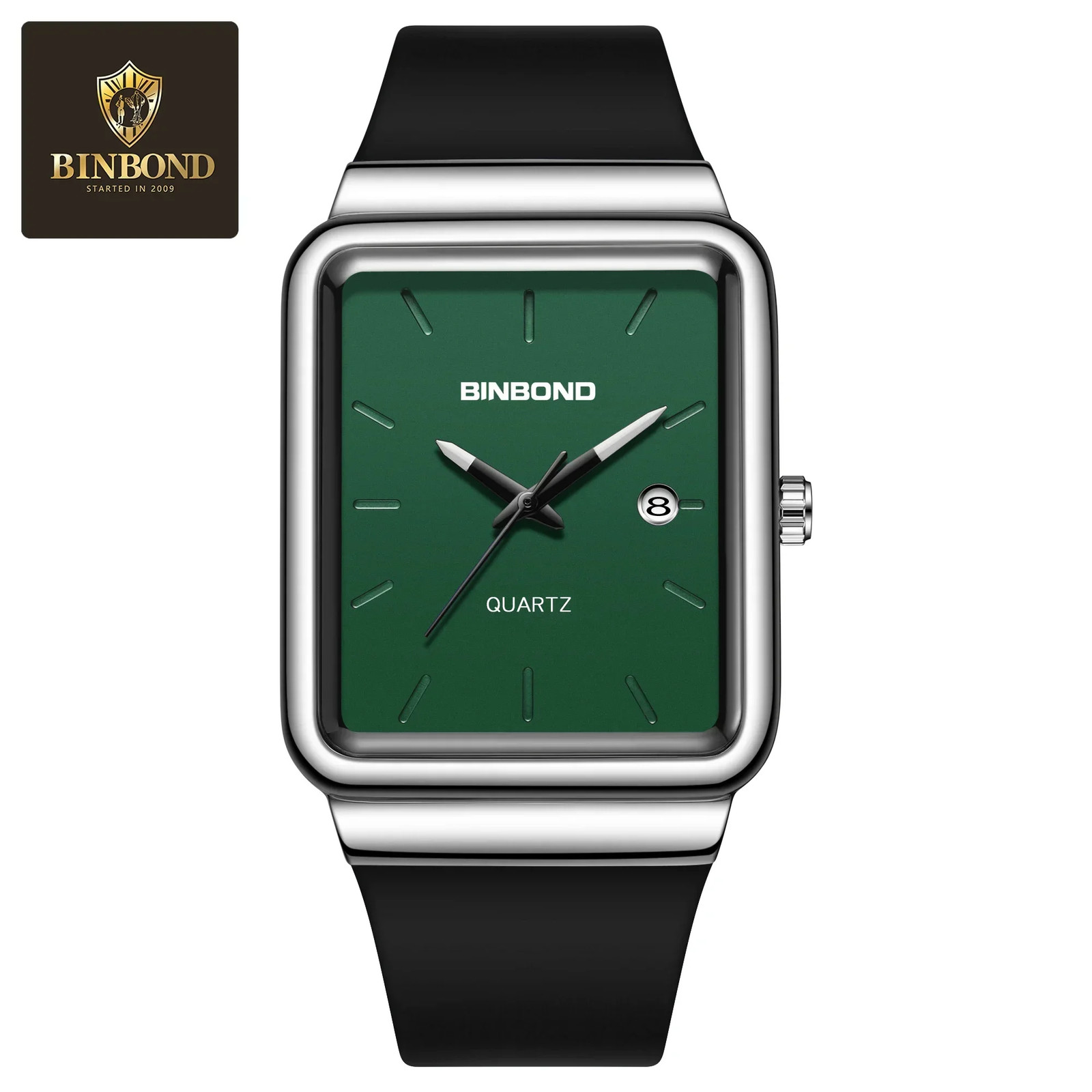 Men’S Watches Fashion Simple Square Quartz Wristwatch Male Original Waterproof S