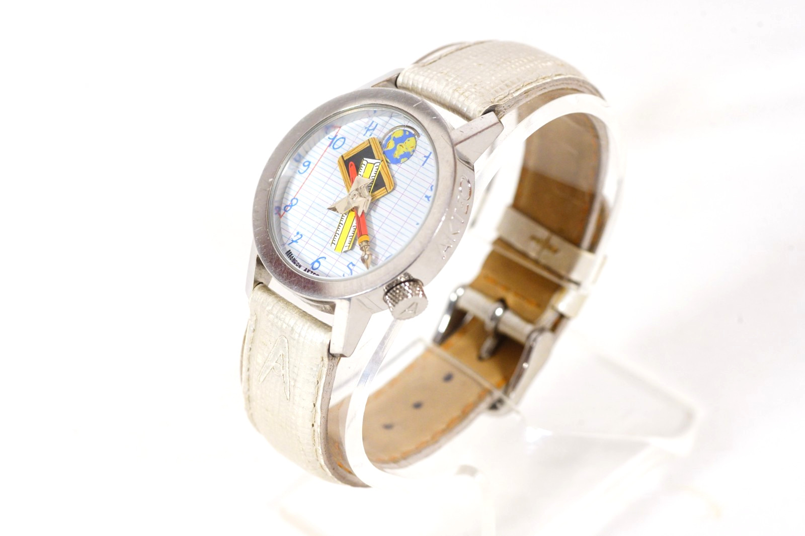 AKTEO JC Mareschal Design Watch Teachers School Theme Wristwatch France Quartz