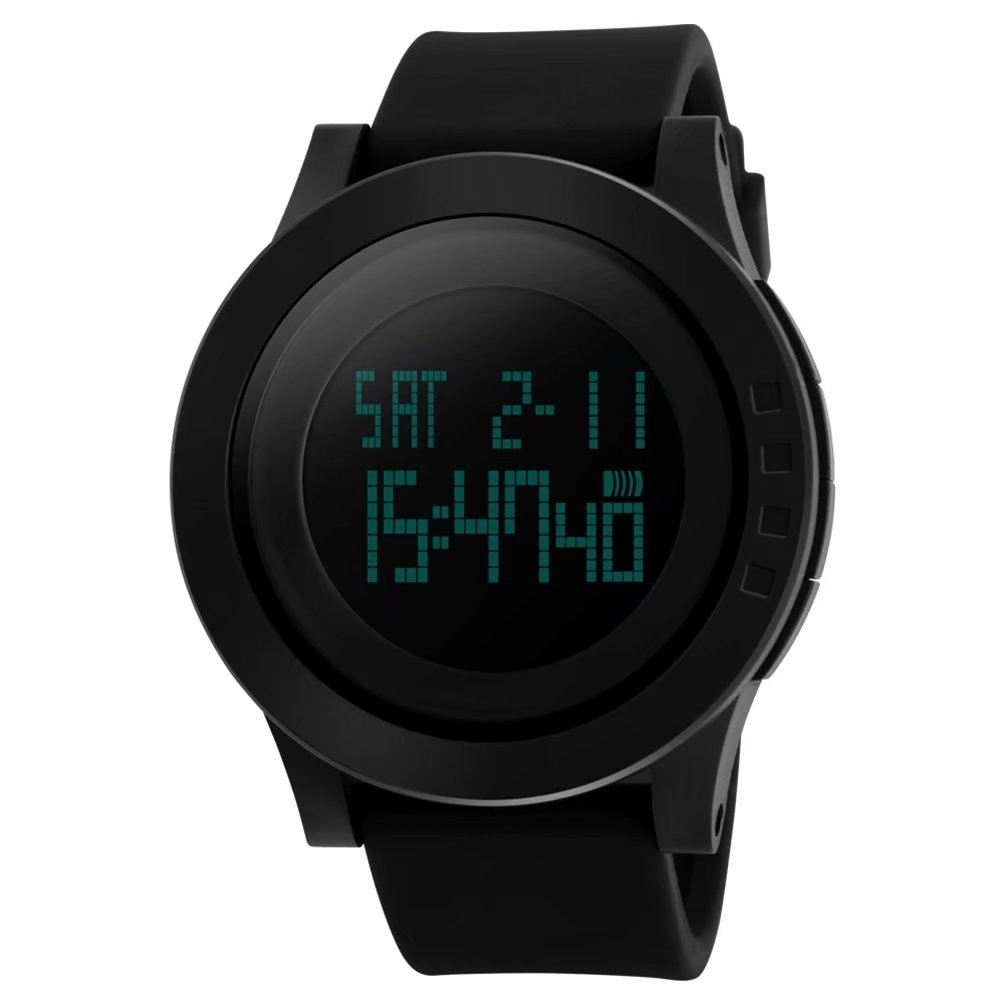 Digital Sport Watch Large Face LED Simple Military Electronic Wristwatch for …