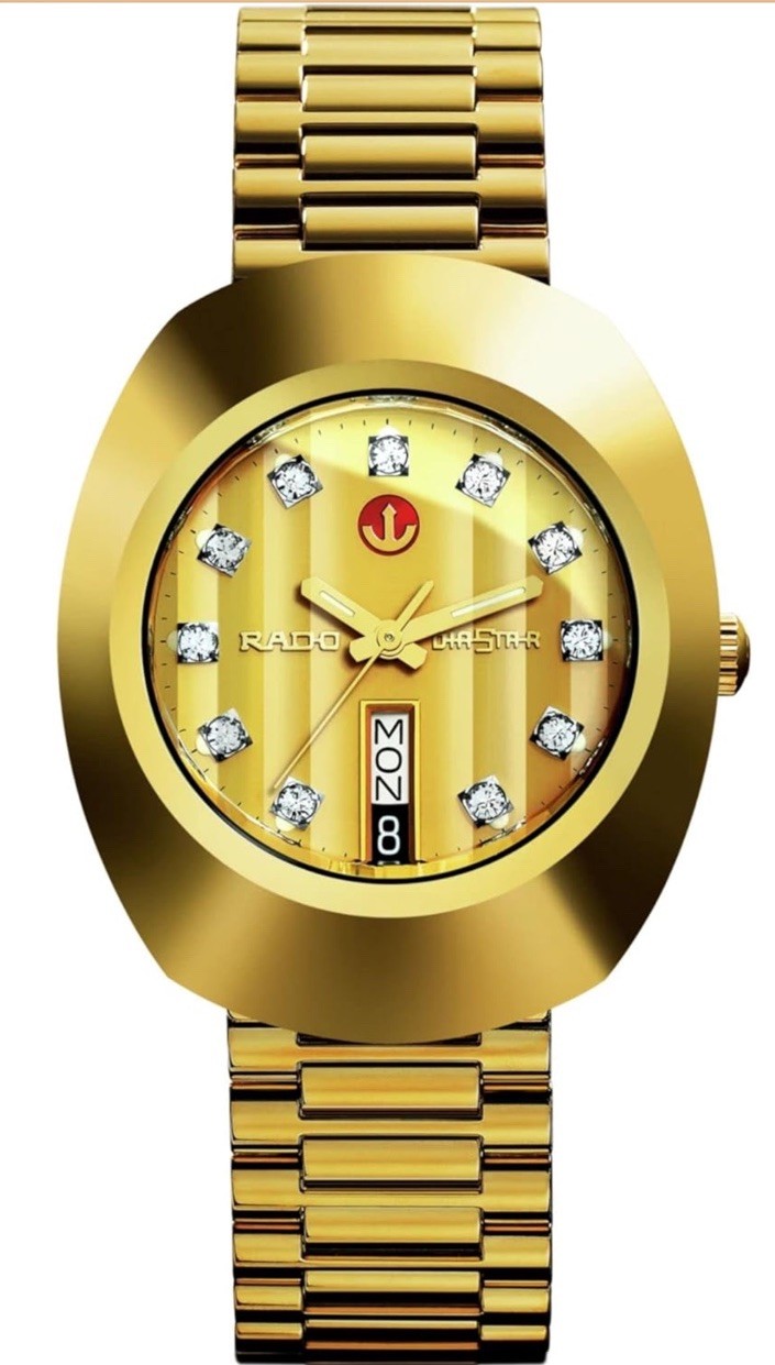 Rado DiaStar Original Gold Automatic Gold Dial Gold PVD Men’s R12413493