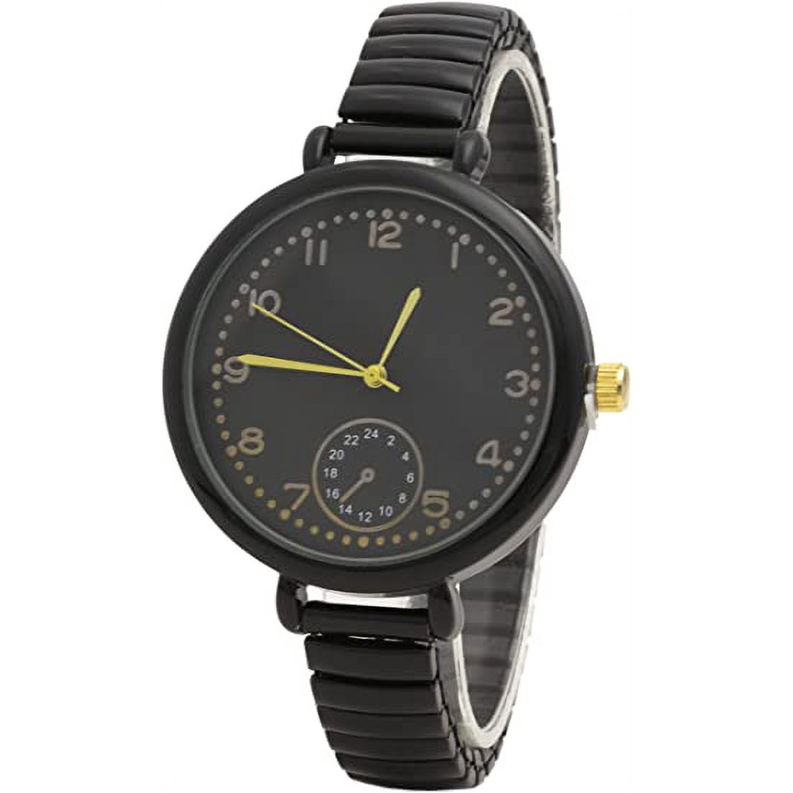 Blekon Women’s 40mm Stainless Steel Quartz Stretch Band Watch, Classic Design