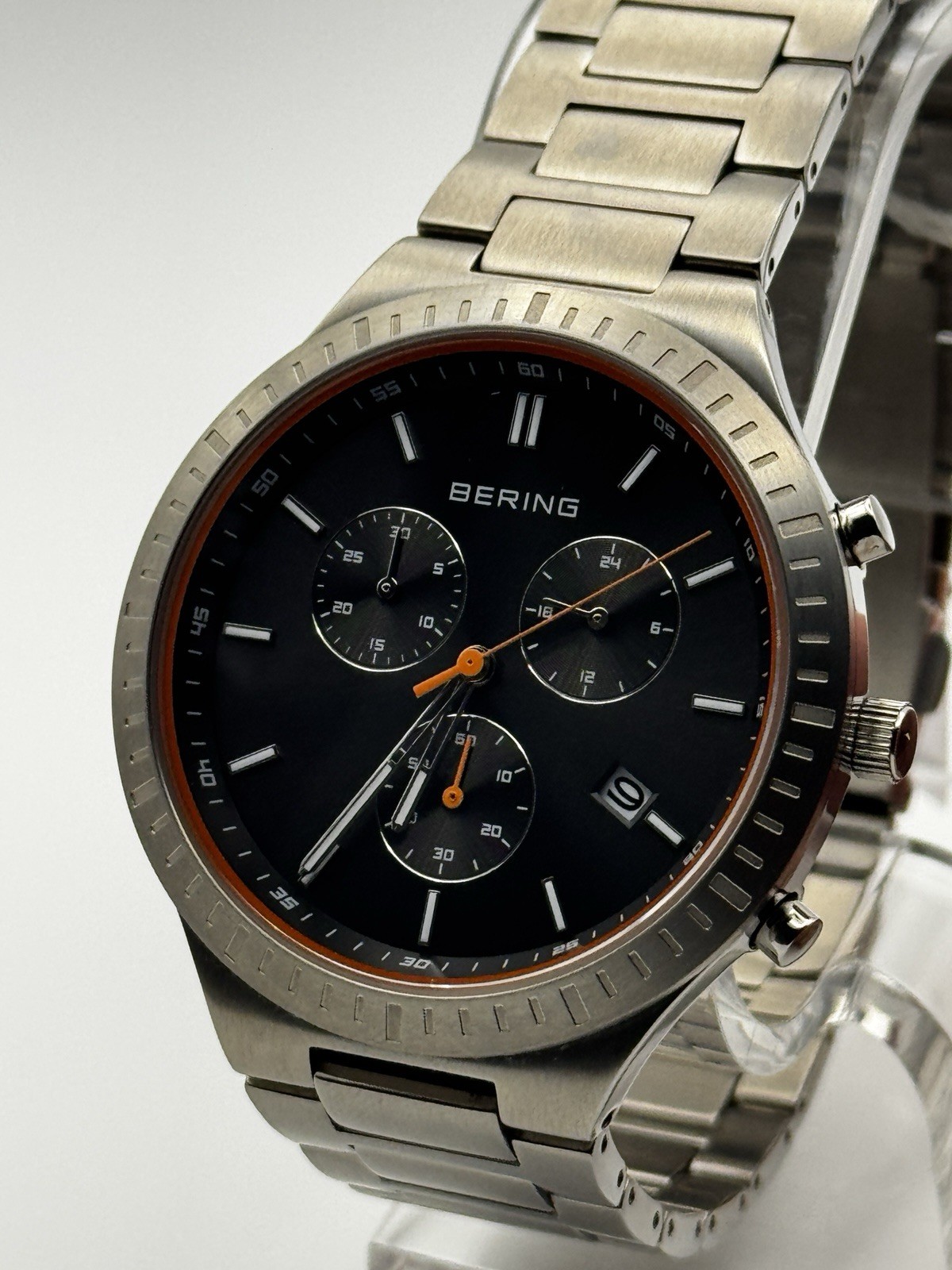 Bering Men’s Titanium Chronograph Watch 43mm 11743-709
