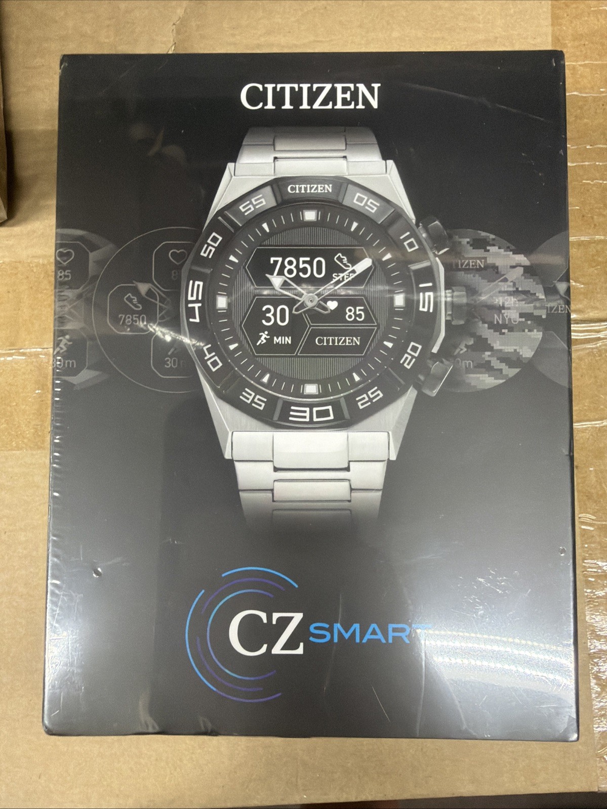 CITIZEN CZ SMART HYBRID JX2006-52E Black Dial Silver Watch – New Sealed In Box