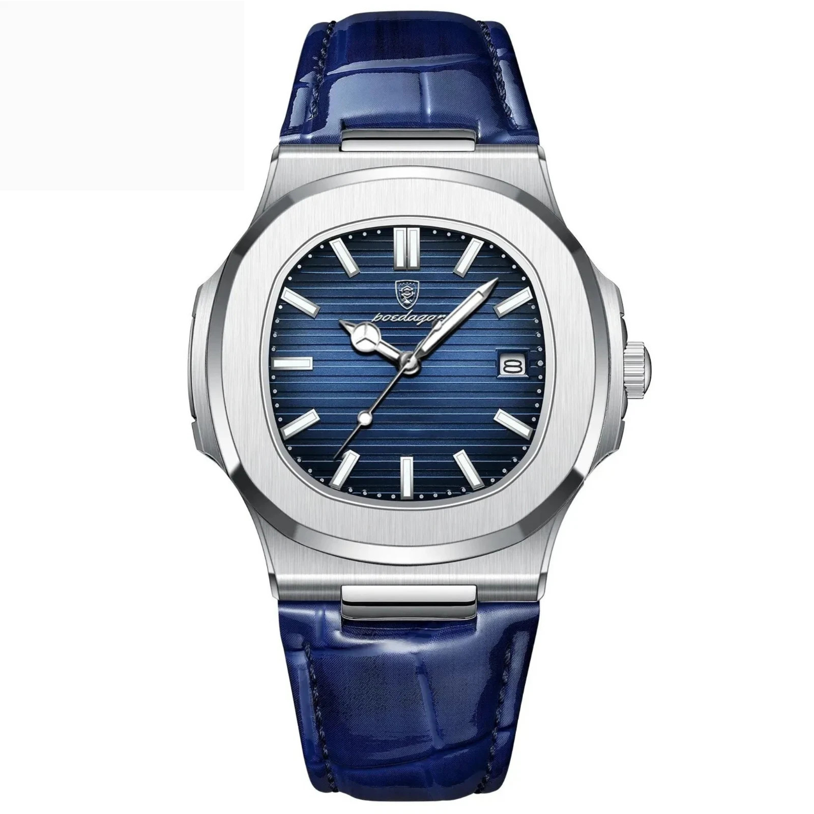 POEDAGAR Luxury Analog Men’s Watch Waterproof Luminous Leather Quartz/Wristwatch