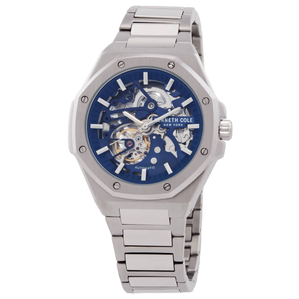 Kenneth Cole New York Automatic Skeleton Octagonal Men’s Watch KCWGY0058901