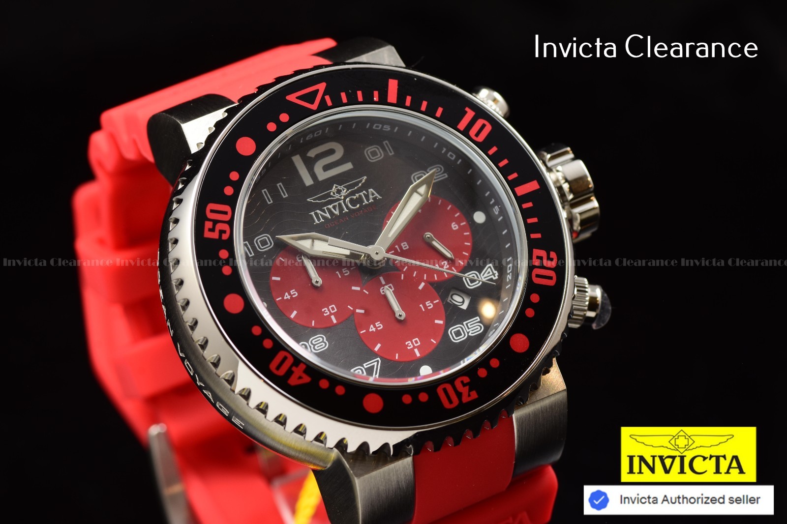 Invicta Men’s Elements Stainless Steel Hook Buckle Clasp Bracelet 39619