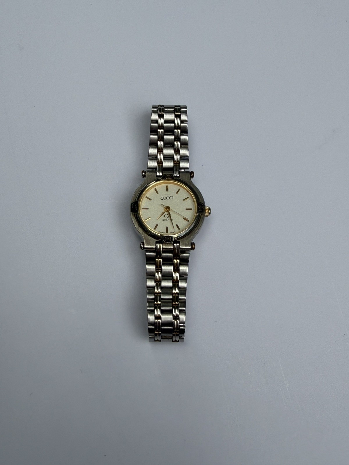 Vintage GUCCI Lady’s Two-tone Wrist Watch *Working*