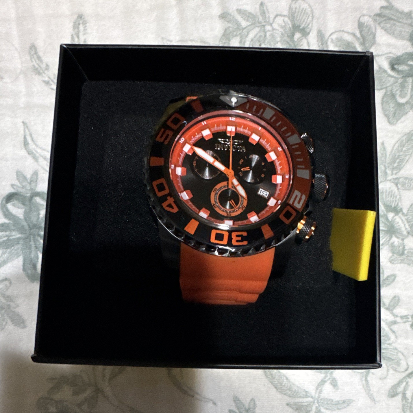 Invicta Sea Hunter Benthonic Men’s Watch – 52mm. Orange (48986)