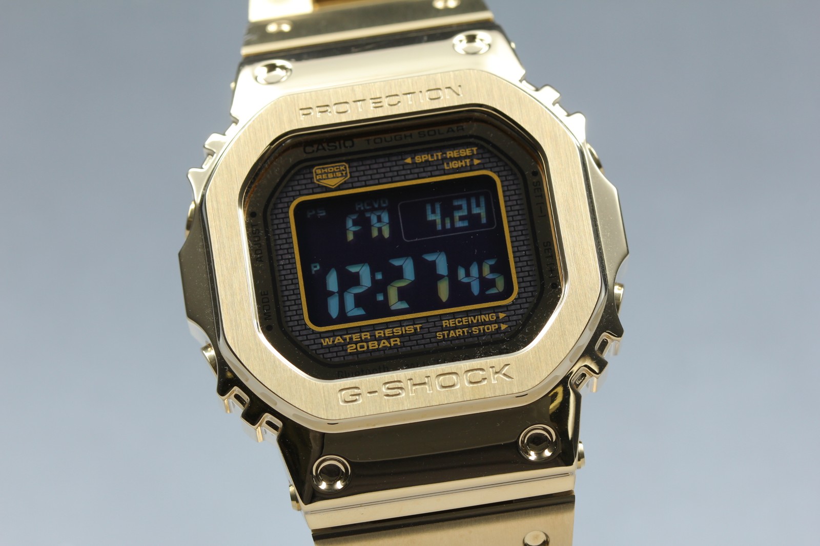 [MINT Box Paper] CASIO G-SHOCK FULLMETAL GMW-B5000GD-9JF Gold Solar Men’s Watch