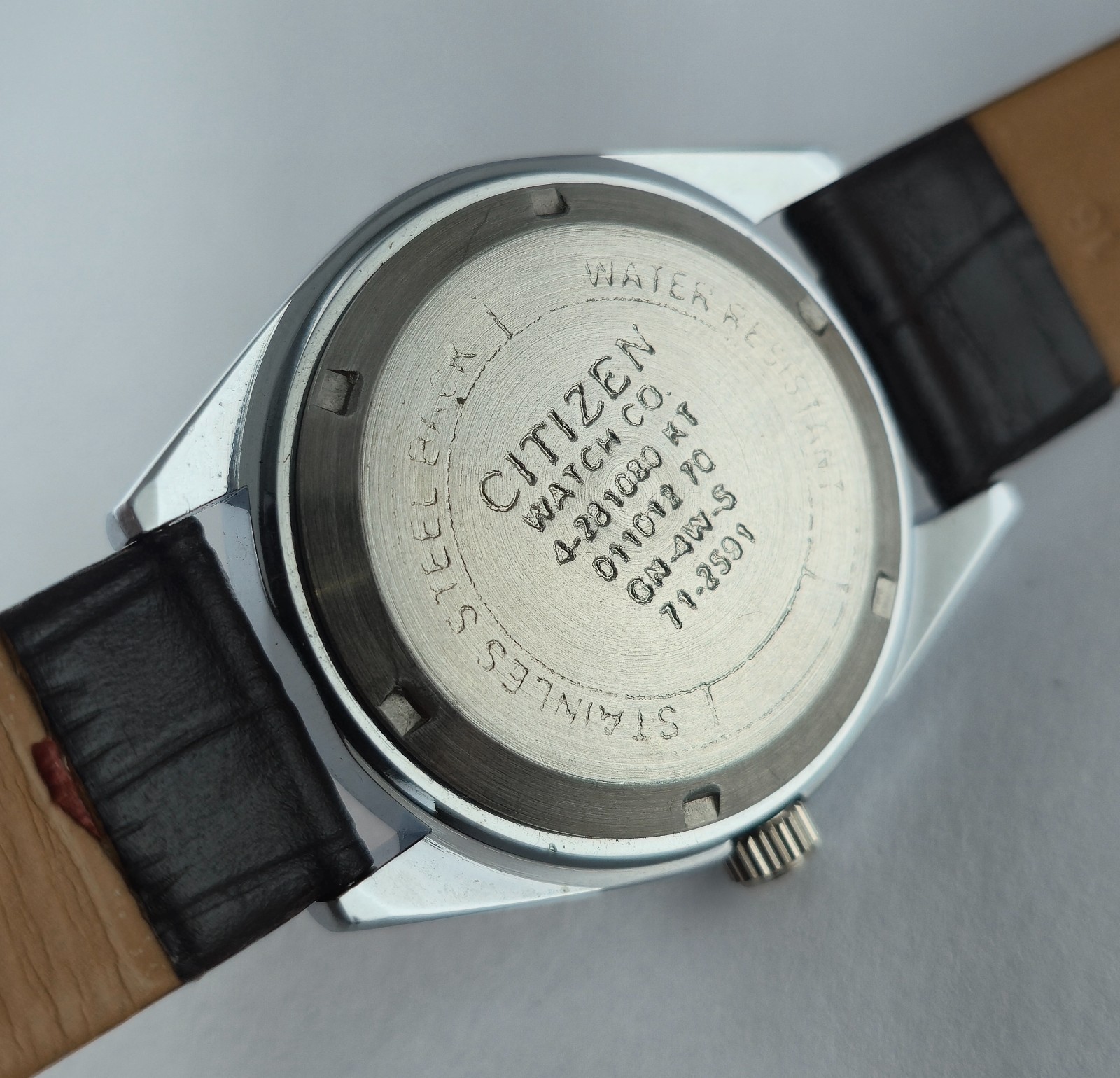 Refurbished Citizen Automatic Orange Dial with Day/Date Men’s Watch | 21 Jewels