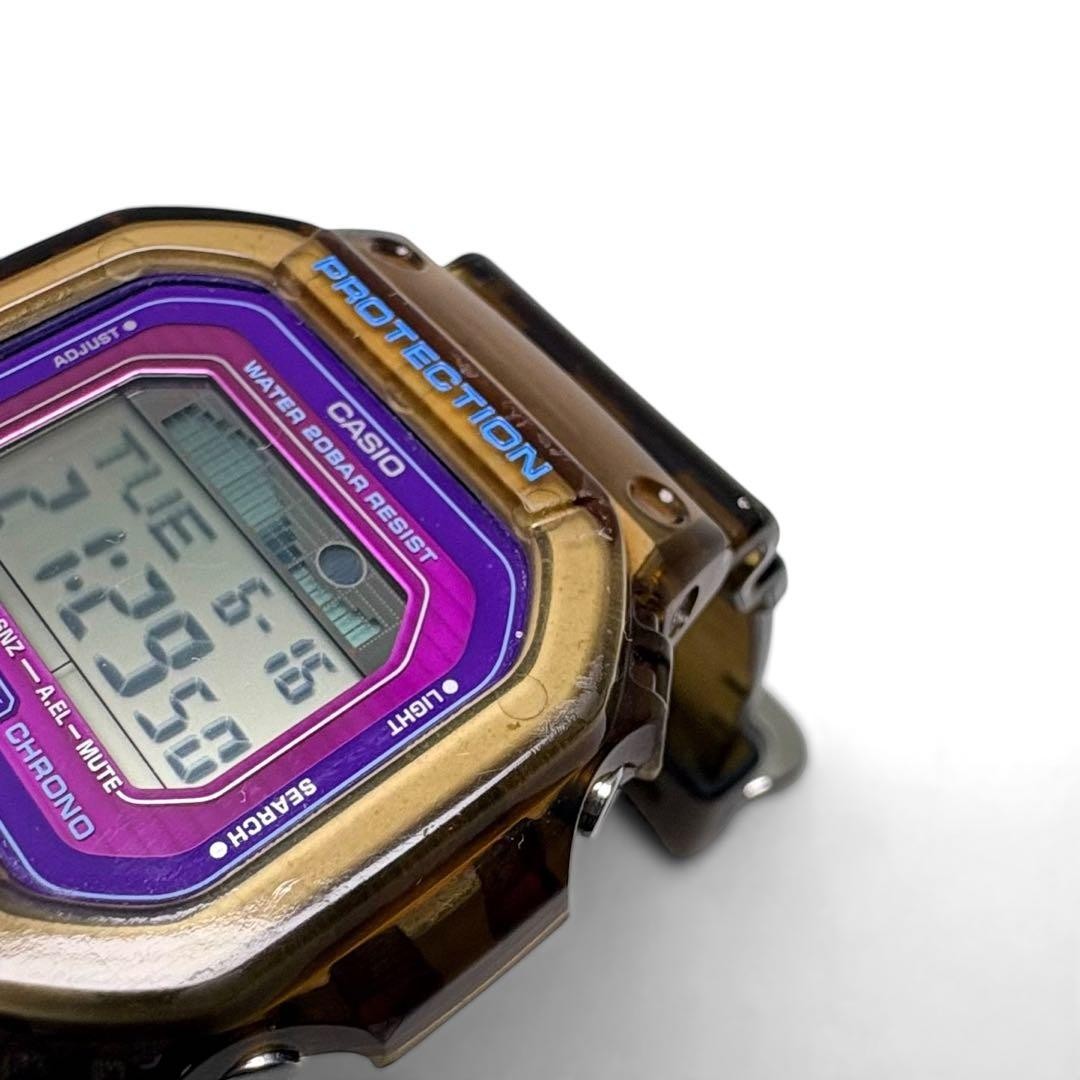 Casio G-Shock GLX-5600B Authentic Used Digital Watch Clear Camouflage Tortoises