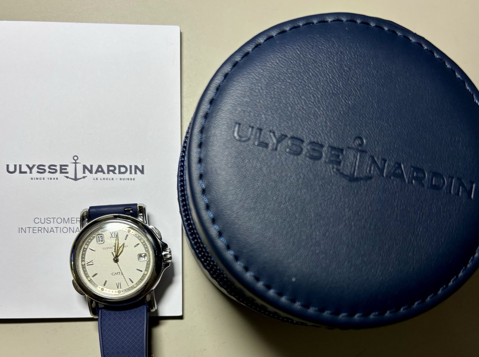 Ulysse Nardin San Marco GMT automatic 37mm ref. 203-22