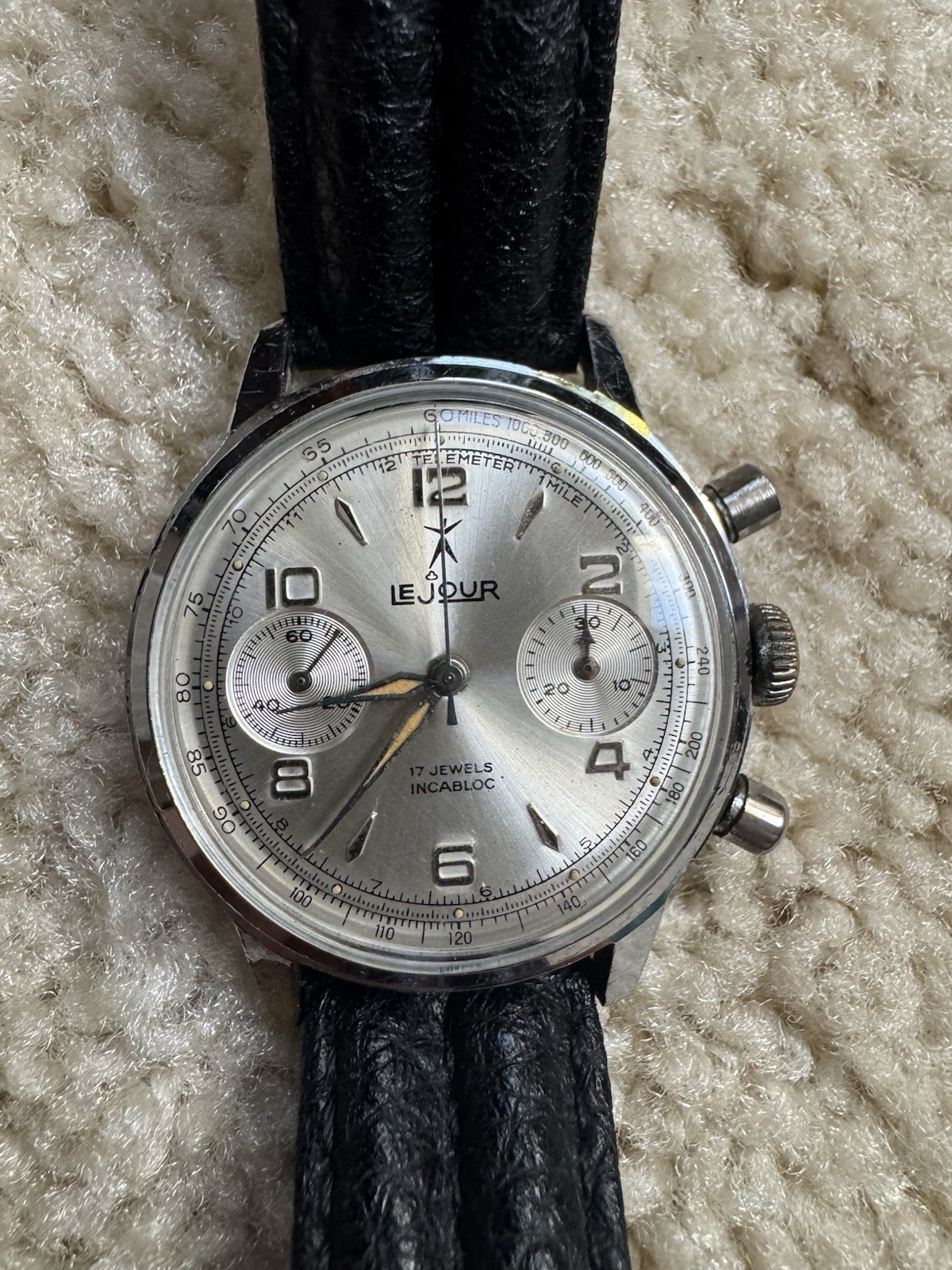 LeJour Valjoux 7733 Chronograph 2-Register