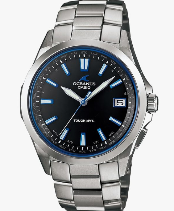 Casio OCEANUS OCW-S100-1AJF Men’s Solar Radio Controlled Titanium Watch