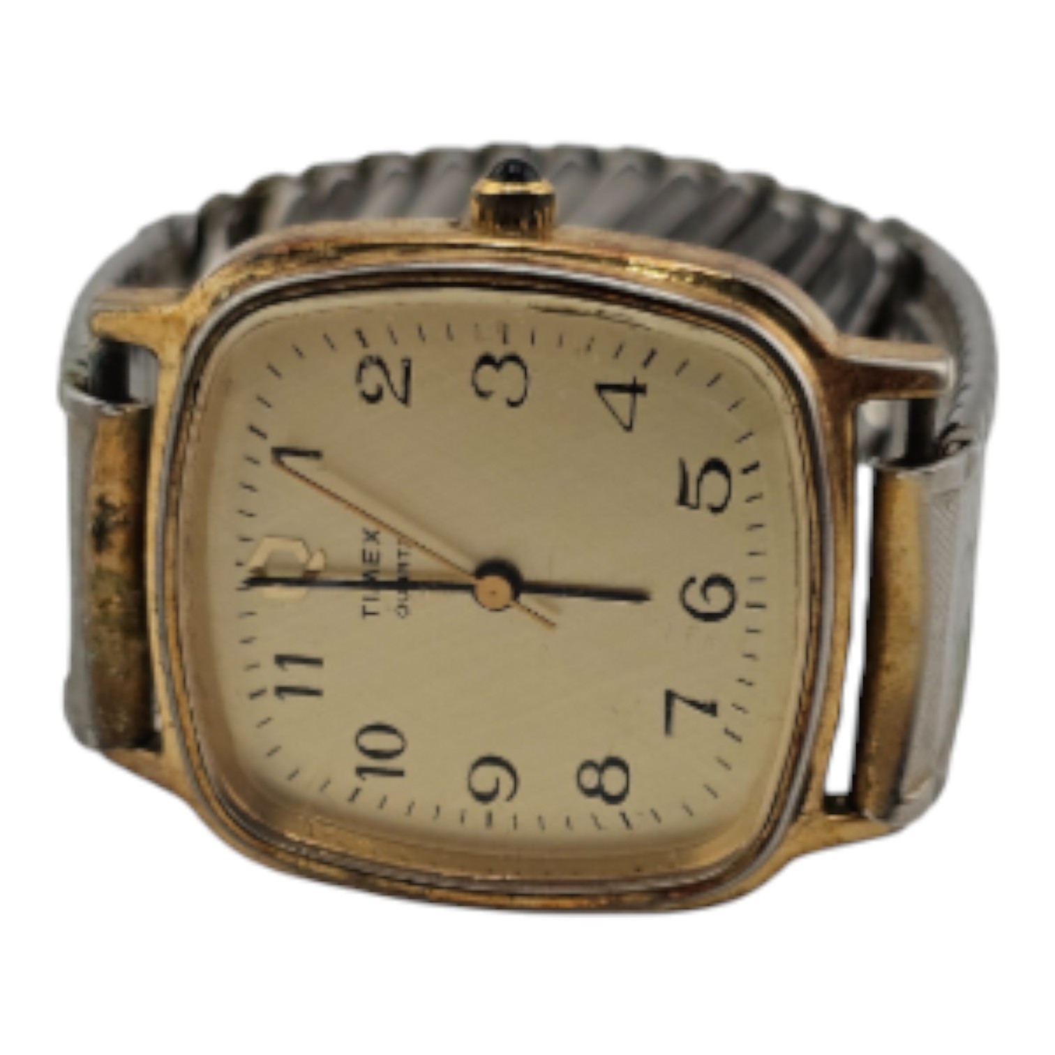 Timex M Cell Men’s Vintage Gold Tone Quartz Watch Needs Battery Philippines