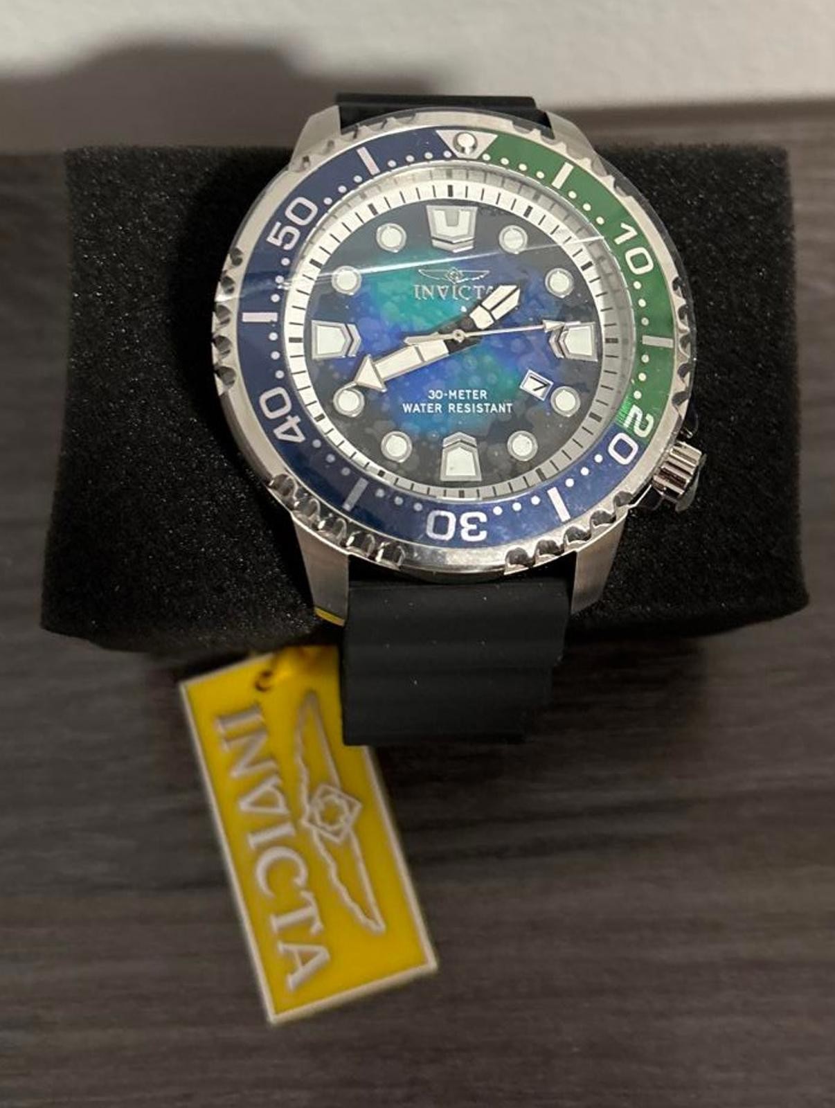 Invicta Pro Diver Abyss 48mm Men’s Watch Green Blue on Black 49545 New