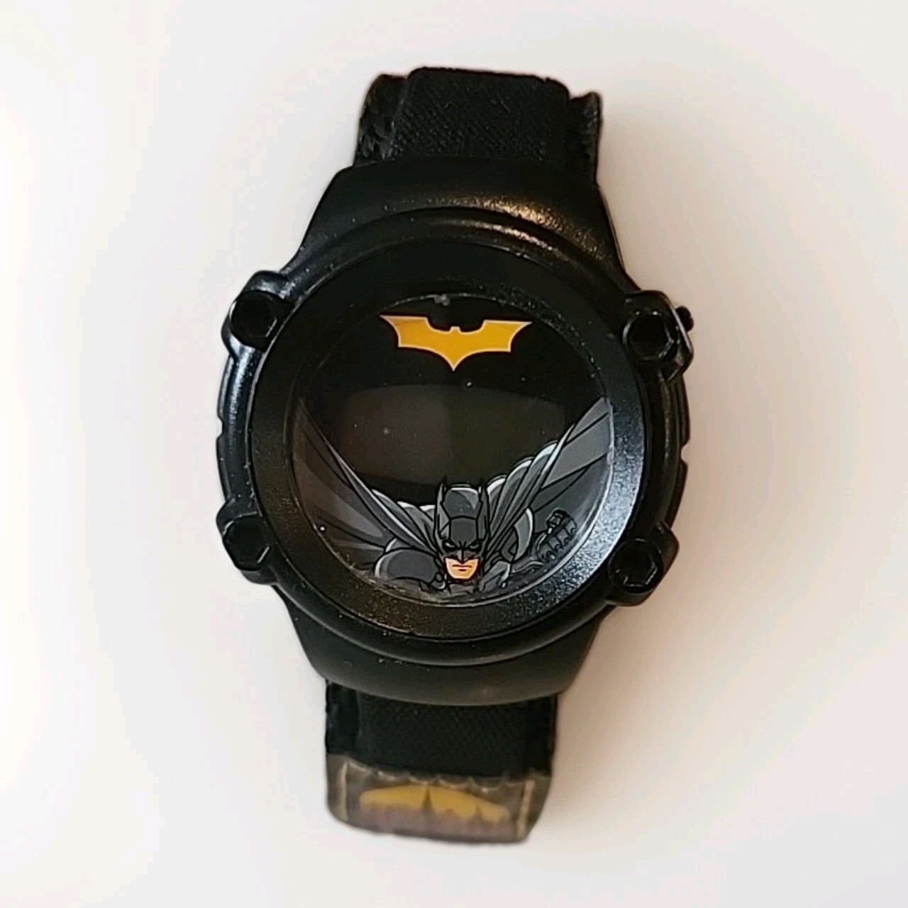 “The Dark Knight” Acrylic Hook-and-Loop Closure Watch [2008] NEEDS BATTERY