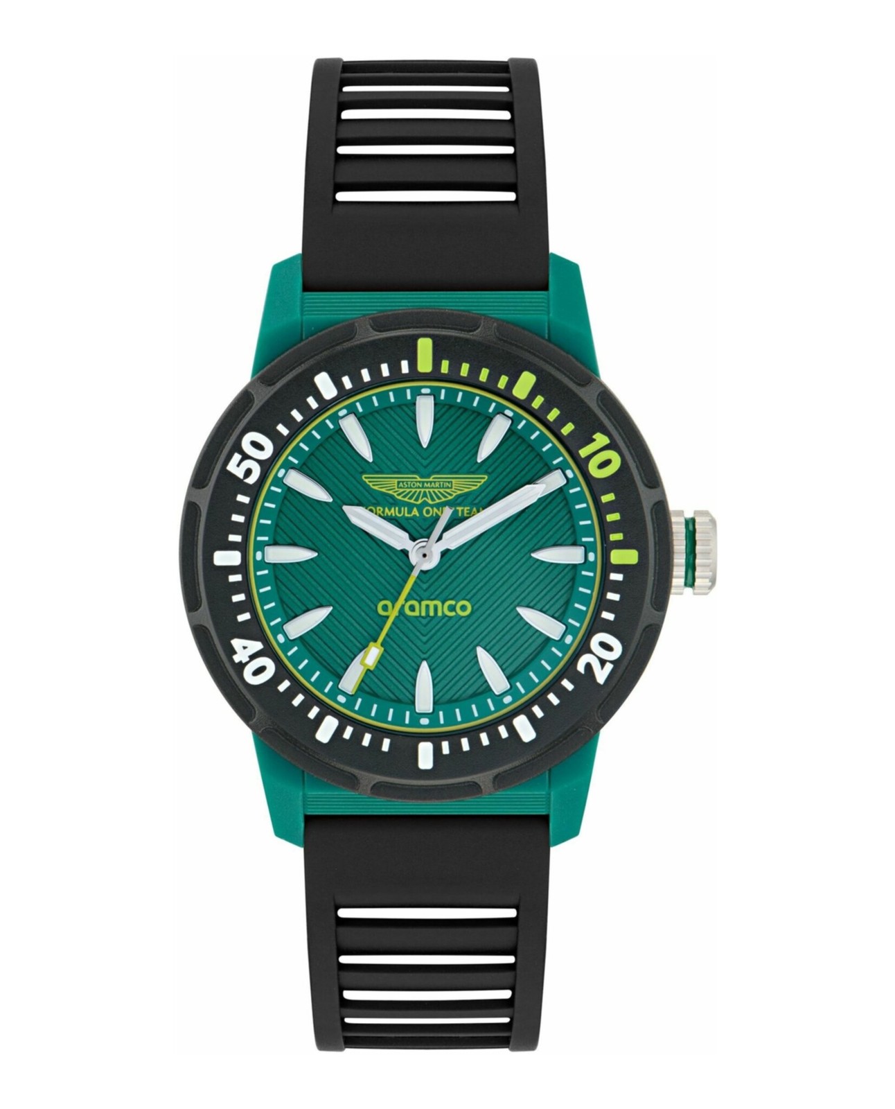 Aston Martin Formula 1 Mens Green 40mm Strap Fashion Watch