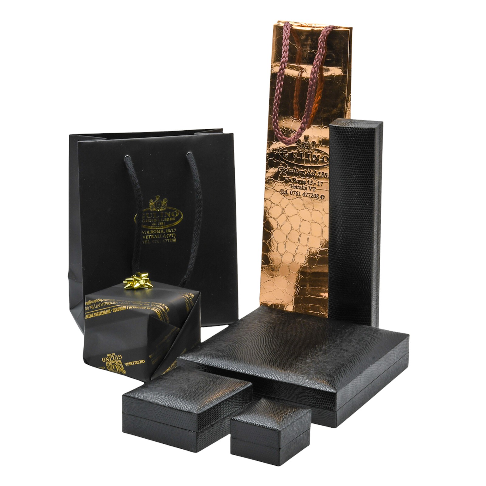 Objects “Medusa Gold for Architects or Surveyors in 800 Silver and Root