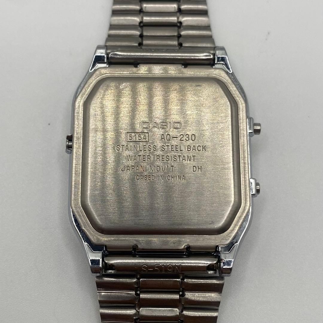 [Working Condition] CASIO AQ-230 Men’s Quartz Analog-Digital Watch