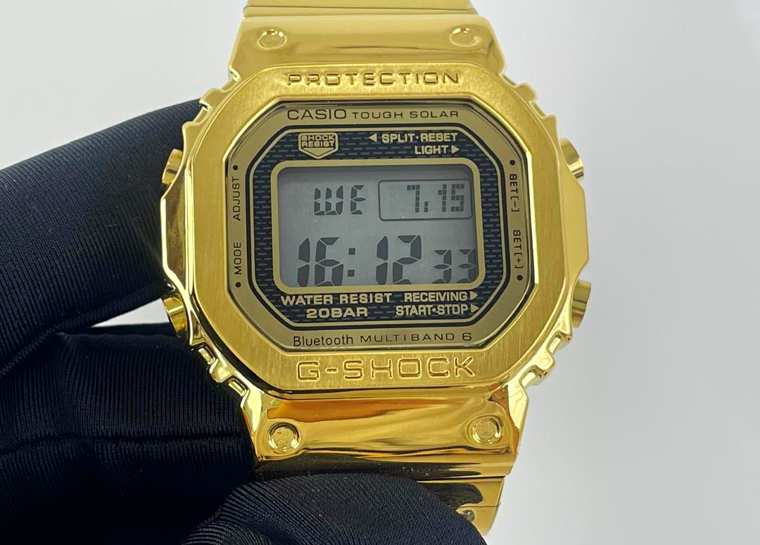 Casio G-SHOCK 5000 Series Gold Stainless Steel (New B&P)
