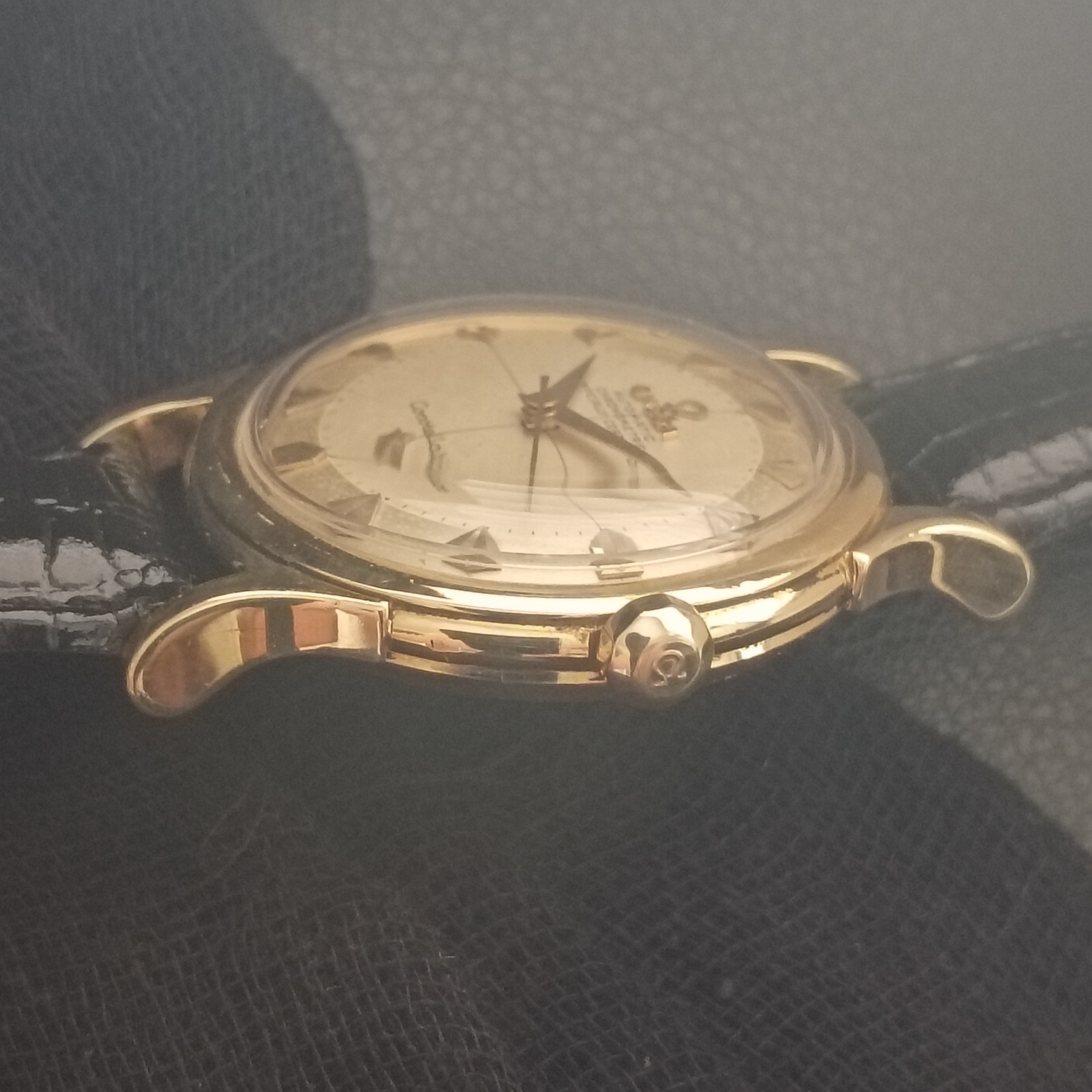 18k Solid Gold OMEGA Constellation Arrow Markers Automatic Vintage Men’s Watch