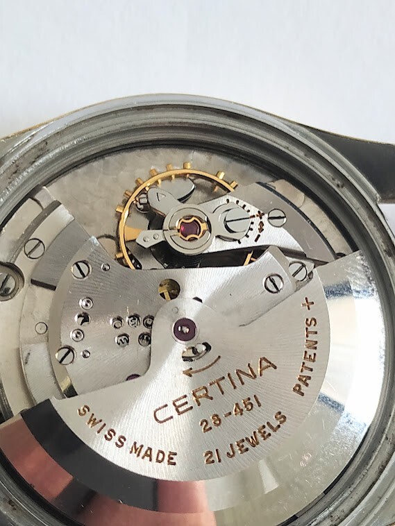 Certina automatic “Certidate” vintage 1960s watch