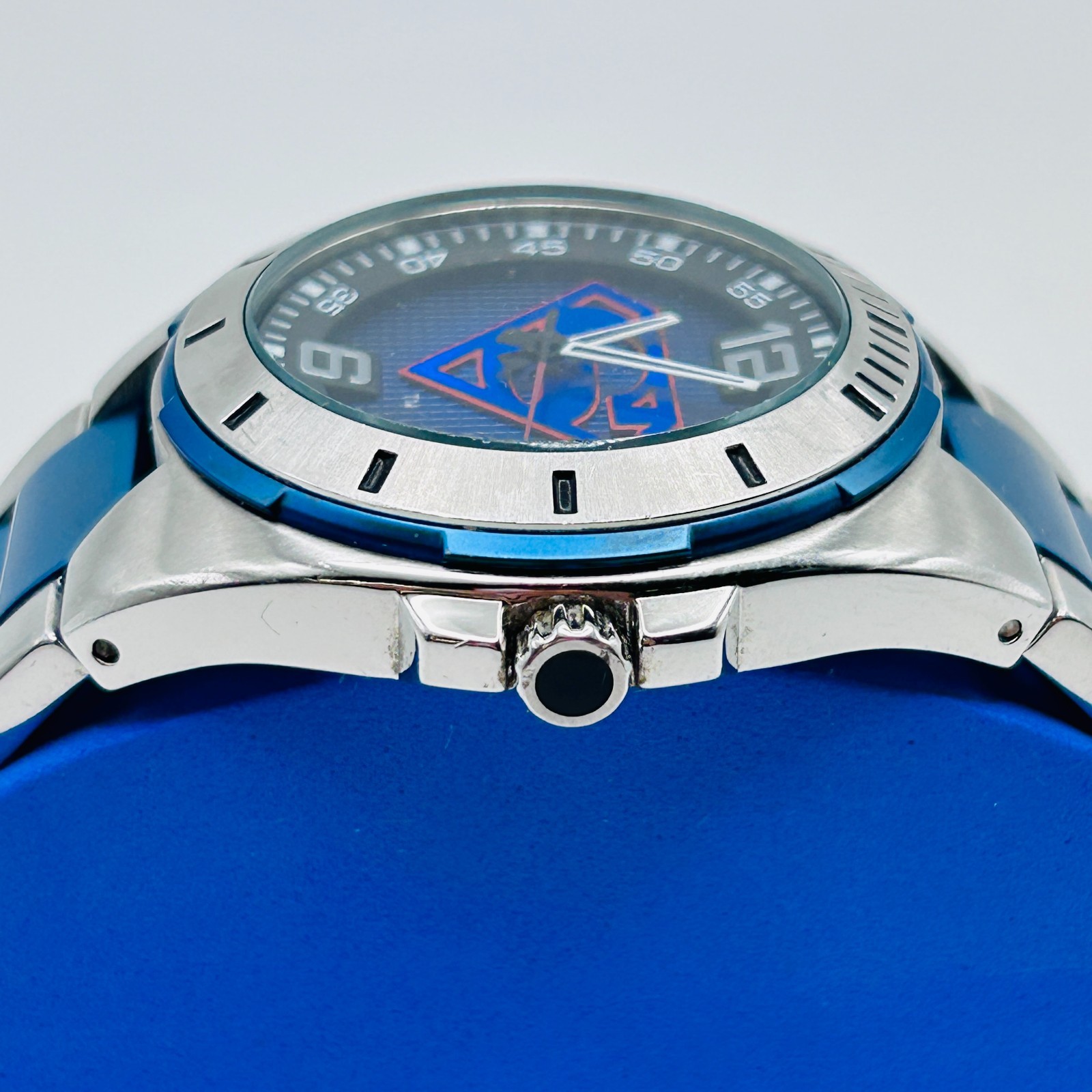 Fossil Superman Limited Edition LL-1007 2109/3000 Watch Blue/Red/Steel