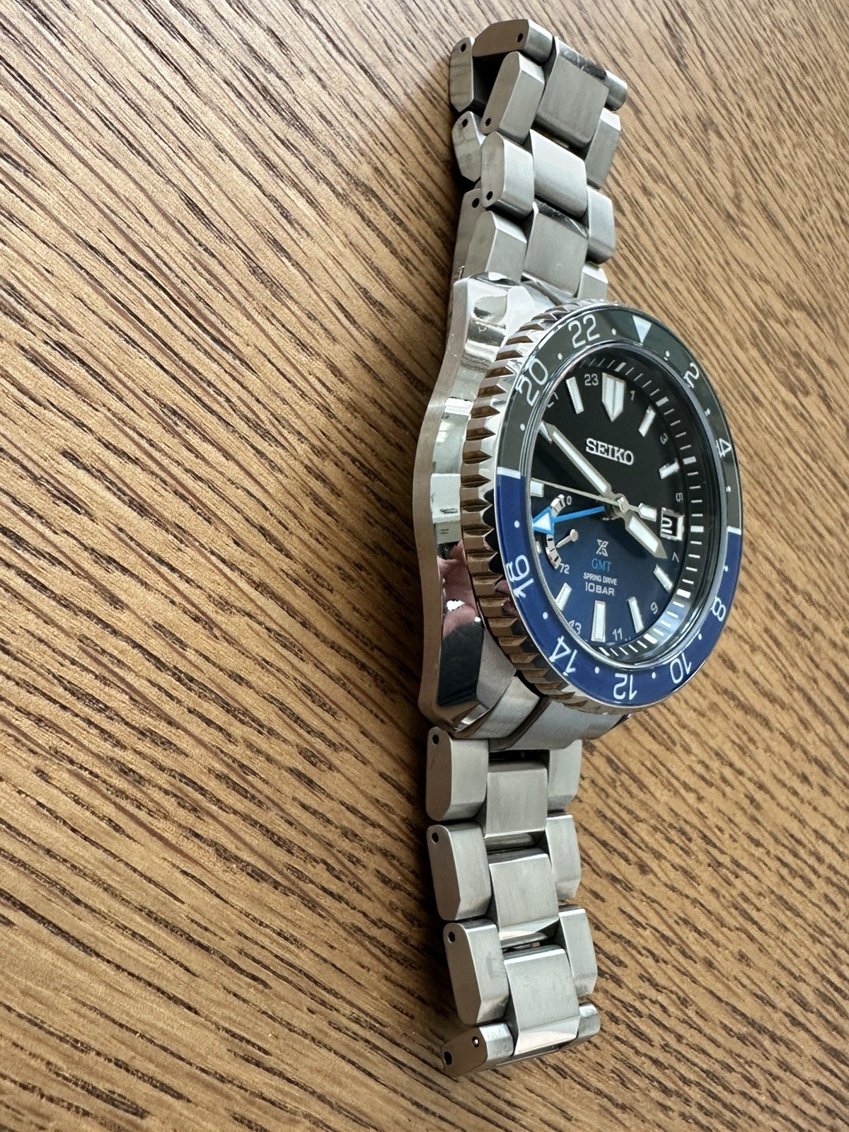 Limited Edition Seiko Prospex LX Spring Drive Sky GMT SNR049J1 G5 Titanium 45mm
