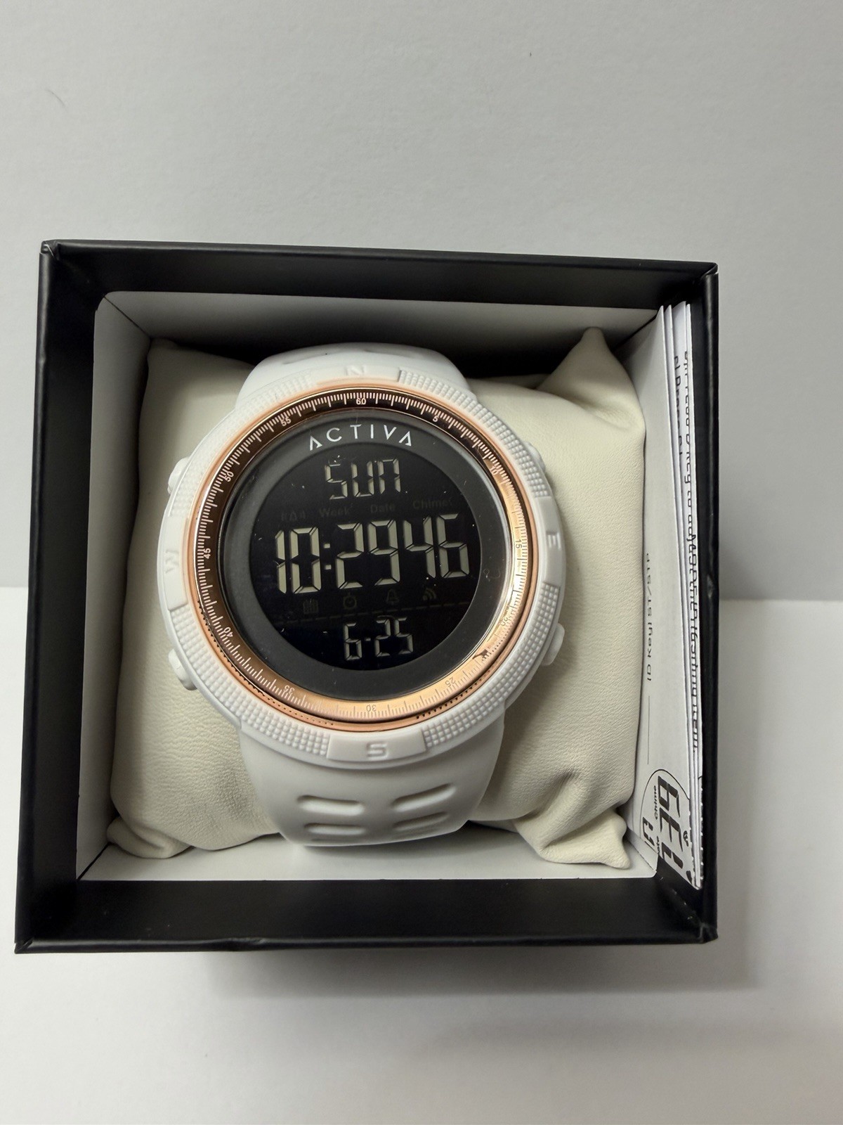 Activa ACW1915 Sport Digital Quartz Watch Backlight Alarm Day/Date Box Manual