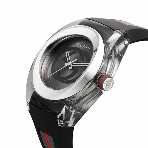 [Gucci] Watch SYNC OUTLET Black Plain Box Included YA137116 Silver