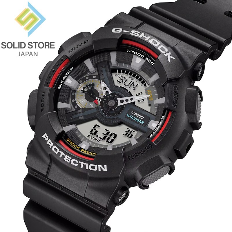 CASIO G-SHOCK GA-110RL-1AJF Iconic Styles Analog Digital Watch Black 51.2mm