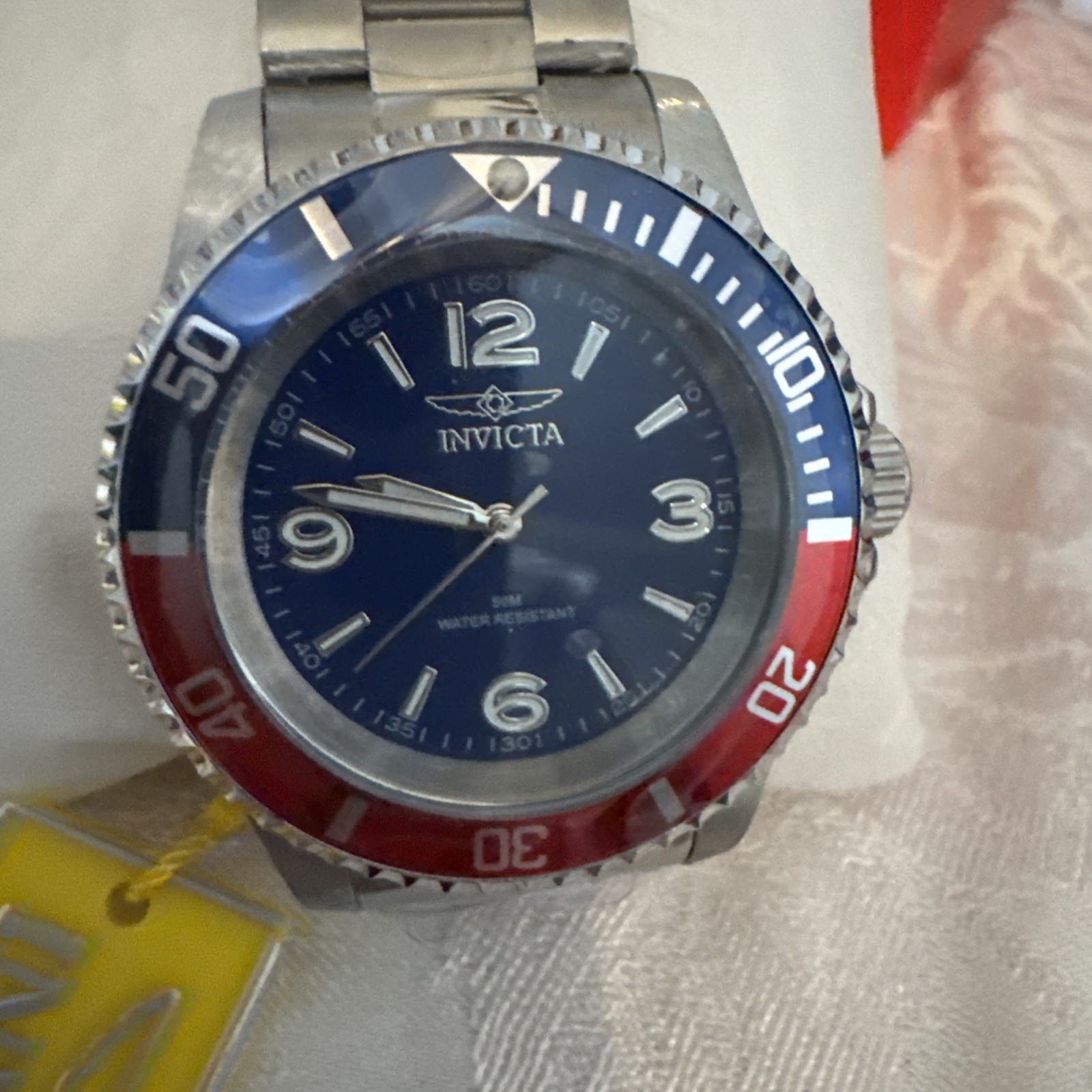 New Invicta Specialty Men’s Watch Pepsi Bezel 40mm 69482