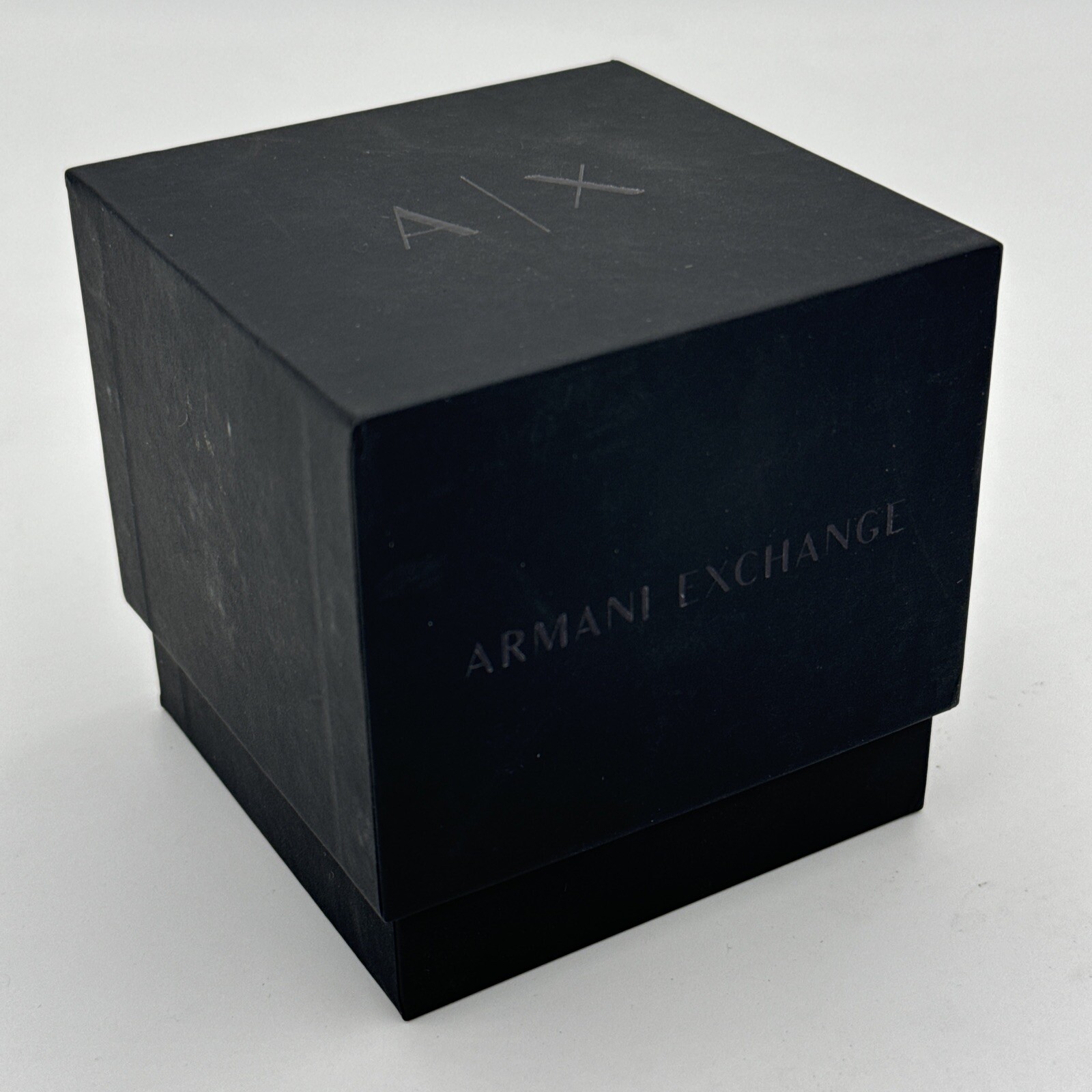 NEW AUTHENTIC ARMANI EXCHANGE CAYDE ICON GOLD BLACK LEATHER MEN’S AX2741 WATCH