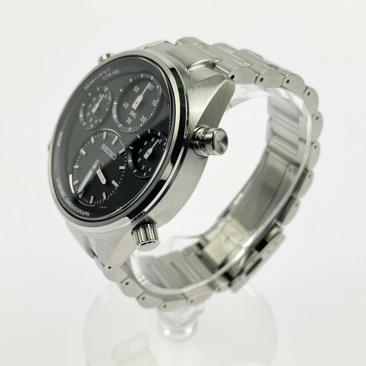 Seiko SBER003 Prospex Speed Timer Solar Chronograph 42mm Steel Used