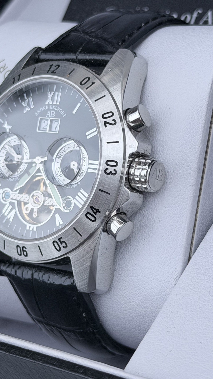 André Belfort Galactic Ref. AB-361 Automatic 43mm Full Set Men’s 5ATM Steel